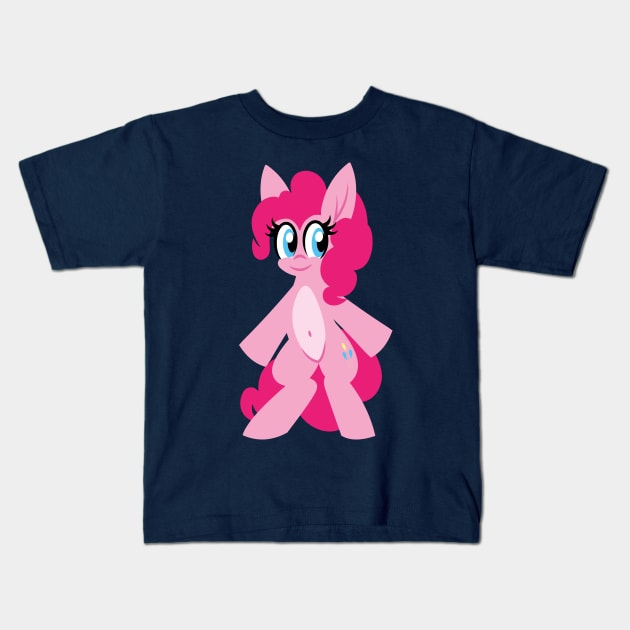 Standing Pinkie Pie Kids T-Shirt by Tridashie